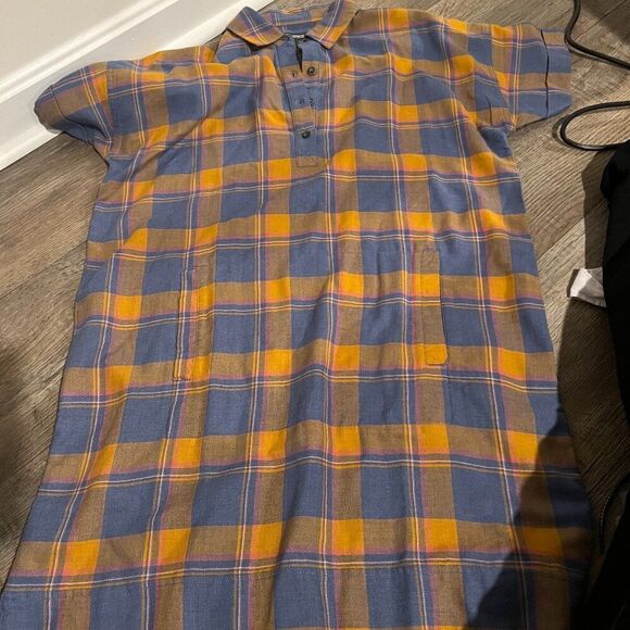 Toad & Co Plaiditude Short Sleeve Shirt Dress - Picture 5 of 11